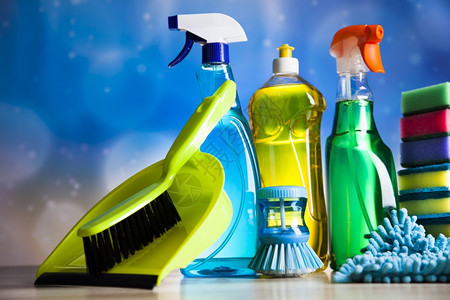 家庭清洁概念与清洁用品分类